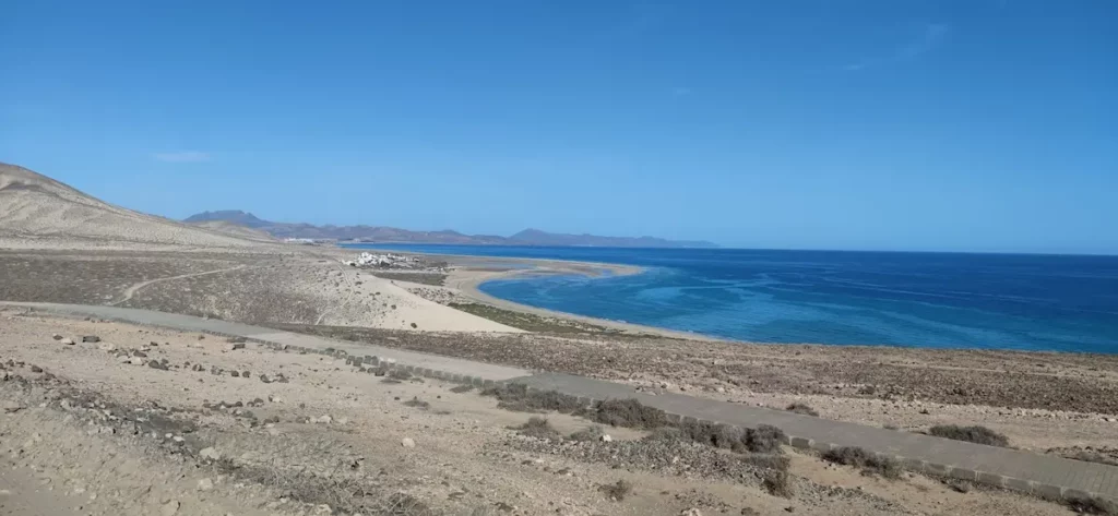 costa calma dall'alto